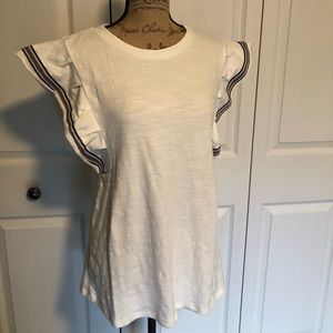 Women’s ruffle sleeve T